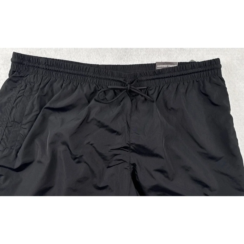 LCKR‎ Swim Trunks Men 2XL Black Lined Athletic Board Shorts Drawstring NWT